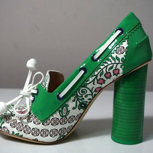 Tory Burch Garden Party Fisher 110mm Loafer Pump - Picture 7 of 8